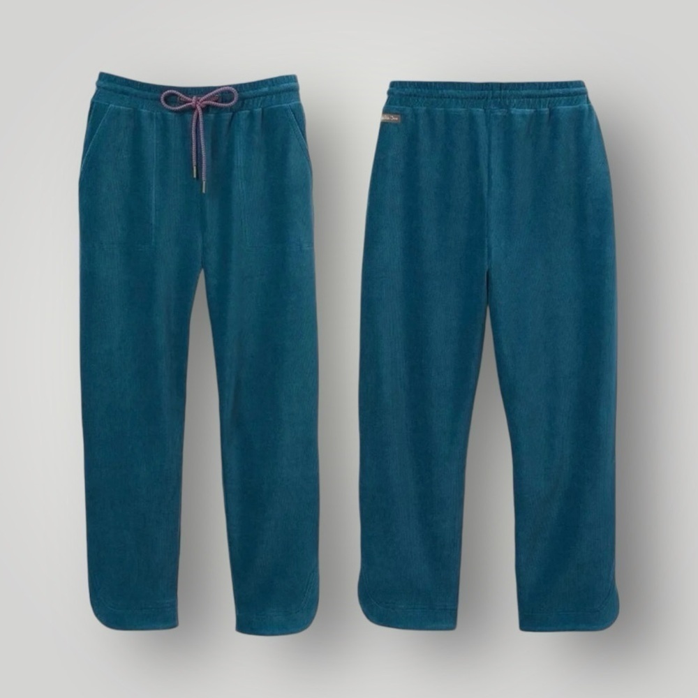 Matilda Jane Heart to Heart Get Inspired Pants Size Medium Ribbed Velour Pockets